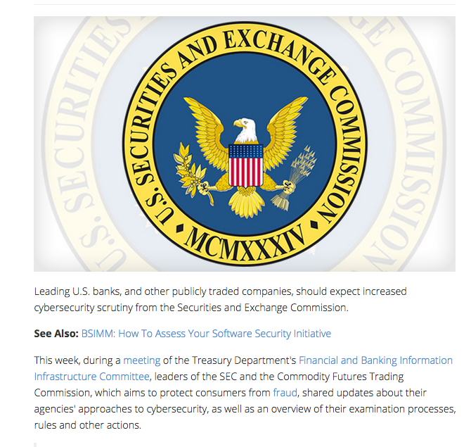 Bank Info Security - SEC Prepares for More Cybersecurity Oversight