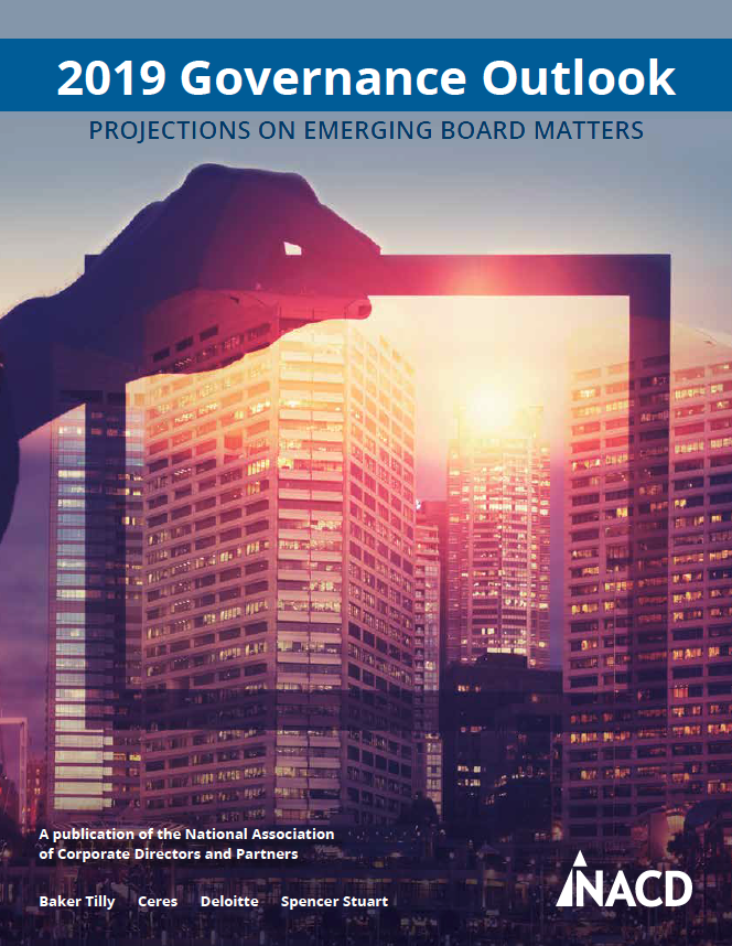 PROJECTIONS ON EMERGING BOARD MATTERS